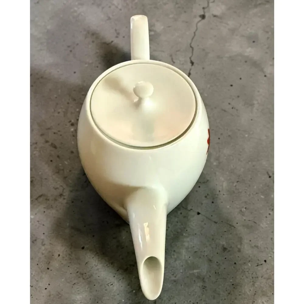 Mikasa PURE RED Porcelain Coffee Pot Server SL 134 - Retired